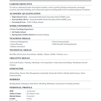 Ekta Verma - Home Tutor in Fazalganj, Kanpur